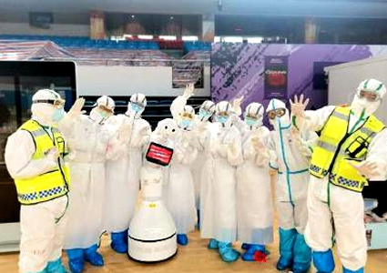 機器人+觸控一體機，助力醫(yī)療“零接觸”場景應用！