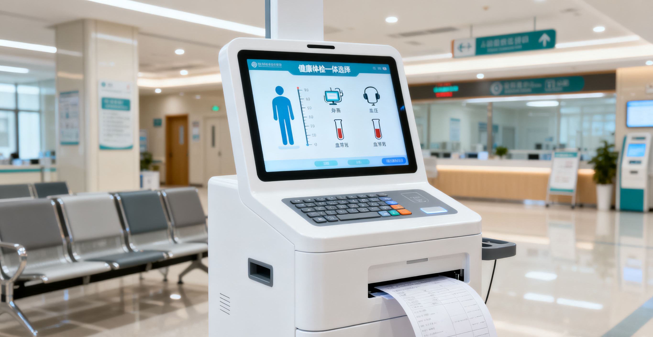 工業(yè)顯示器在醫(yī)院健康體檢一體機中的應用