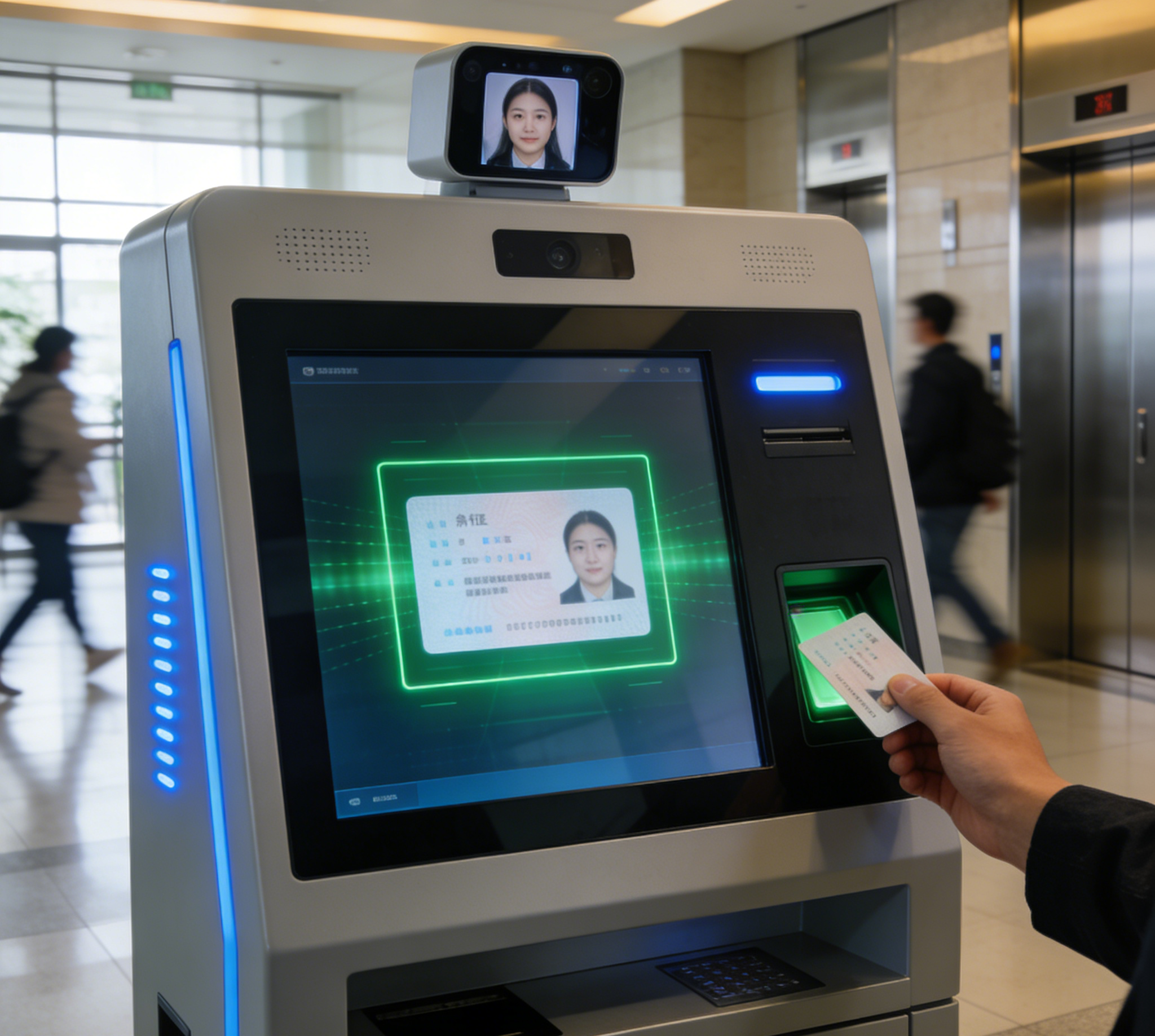 工業(yè)顯示器在訪客管理自助終端中的應用