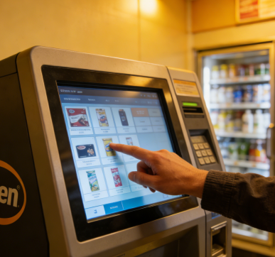 工業(yè)一體機在數(shù)碼配件售貨機中的應(yīng)用